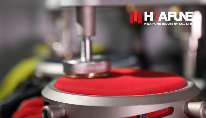 Hwafune abrasion resistance test on functional fabric using professional abrasion tester
