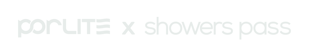 Porlite &times; Showers Pass logo