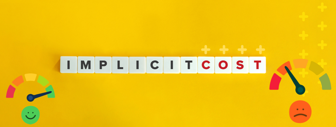 Implicit cost graphic with happy and sad rating meters for textile procurement decisions