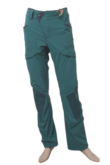 Transformative Teal outdoor pants sample from Hwafune, WGSN &times; Coloro S/S 2026