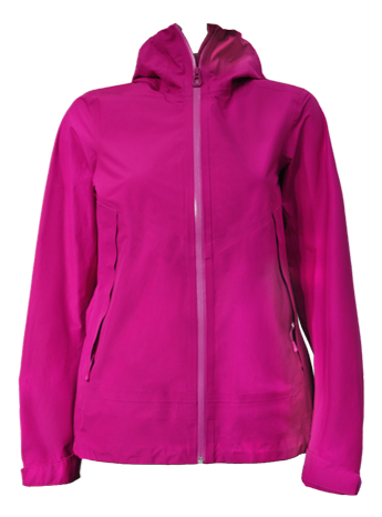 Electric Fuchsia Outdoor  jacket sample from Hwafune, WGSN &times; Coloro S/S 2026